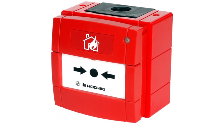 Weatherproof Addressable Call Point with SCI Red 